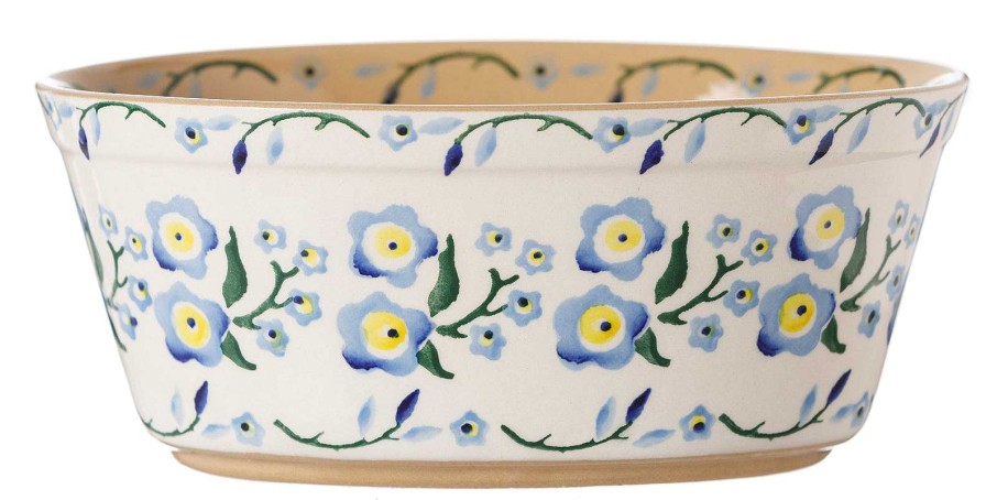 Nicholas Mosse Small Oval Pie Dish Forget Me Not Best