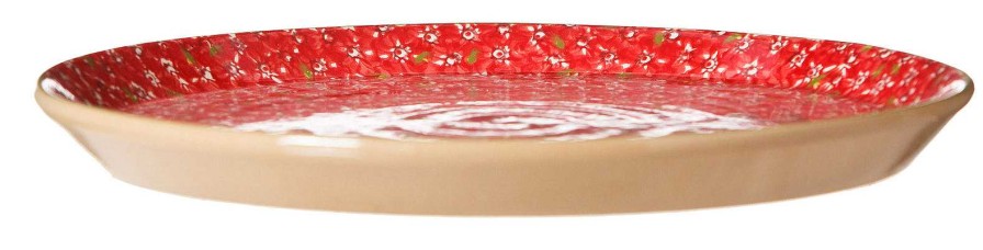 Nicholas Mosse Presentation Platter Lawn Red Best