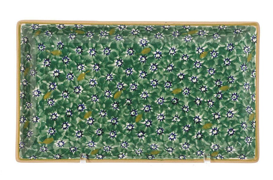 Nicholas Mosse Medium Rectangle Dish Lawn Green Online