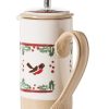 Nicholas Mosse Small Cafetiere Winter Robin Best