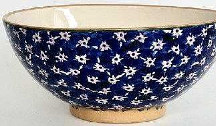 Nicholas Mosse Vegetable Bowl Dark Blue Lawn New