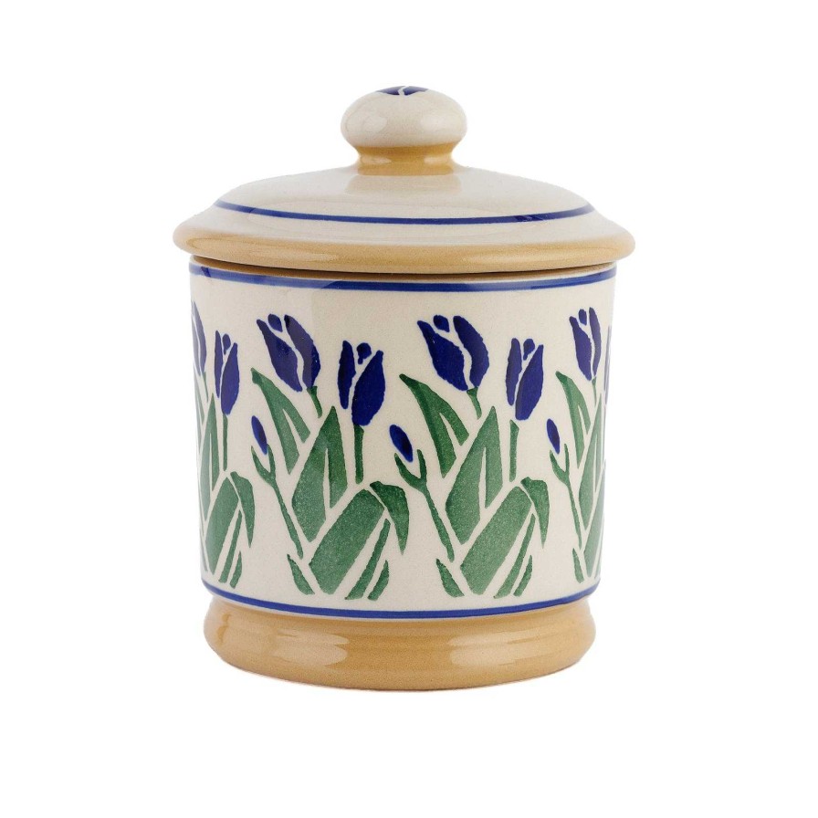 Nicholas Mosse Lidded Sugar Bowl Blue Blooms Wholesale