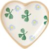 Nicholas Mosse Tiny Heart Plate Clover New