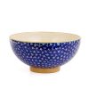 Nicholas Mosse Salad Bowl Dark Blue Lawn Clearance