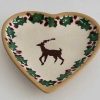 Nicholas Mosse Tiny Heart Plate Reindeer Best