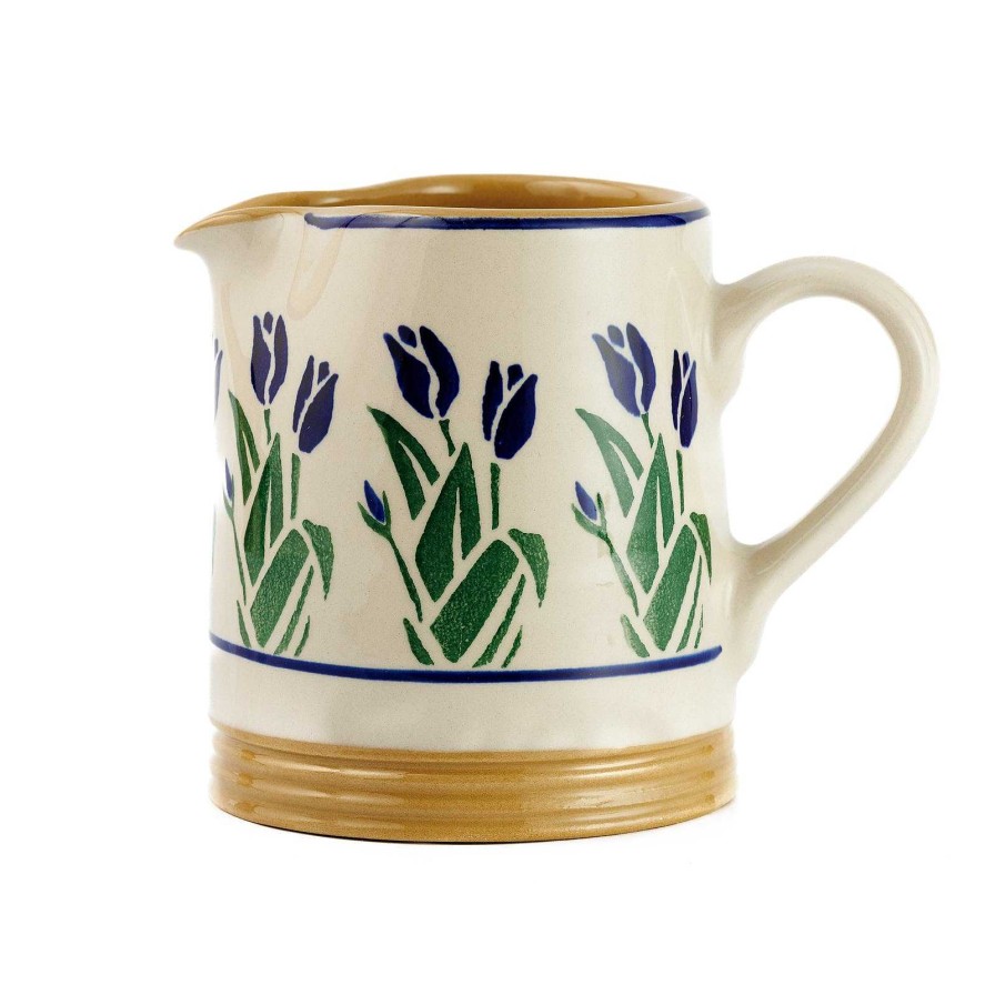 Nicholas Mosse Small Cylinder Jug Blue Blooms Online