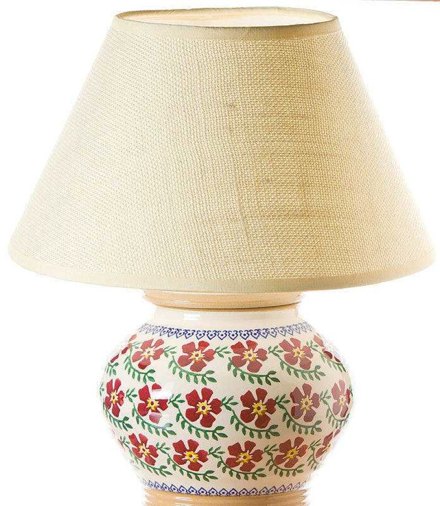 Nicholas Mosse 5" Lamp Old Rose Base Only Hot