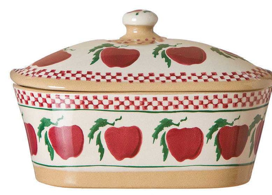 Nicholas Mosse Covered Butterdish Apple Hot