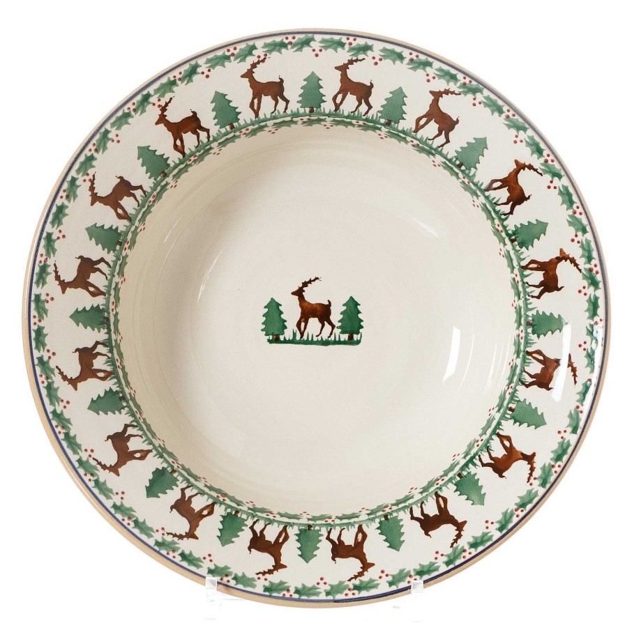 Nicholas Mosse Pasta Server Reindeer New