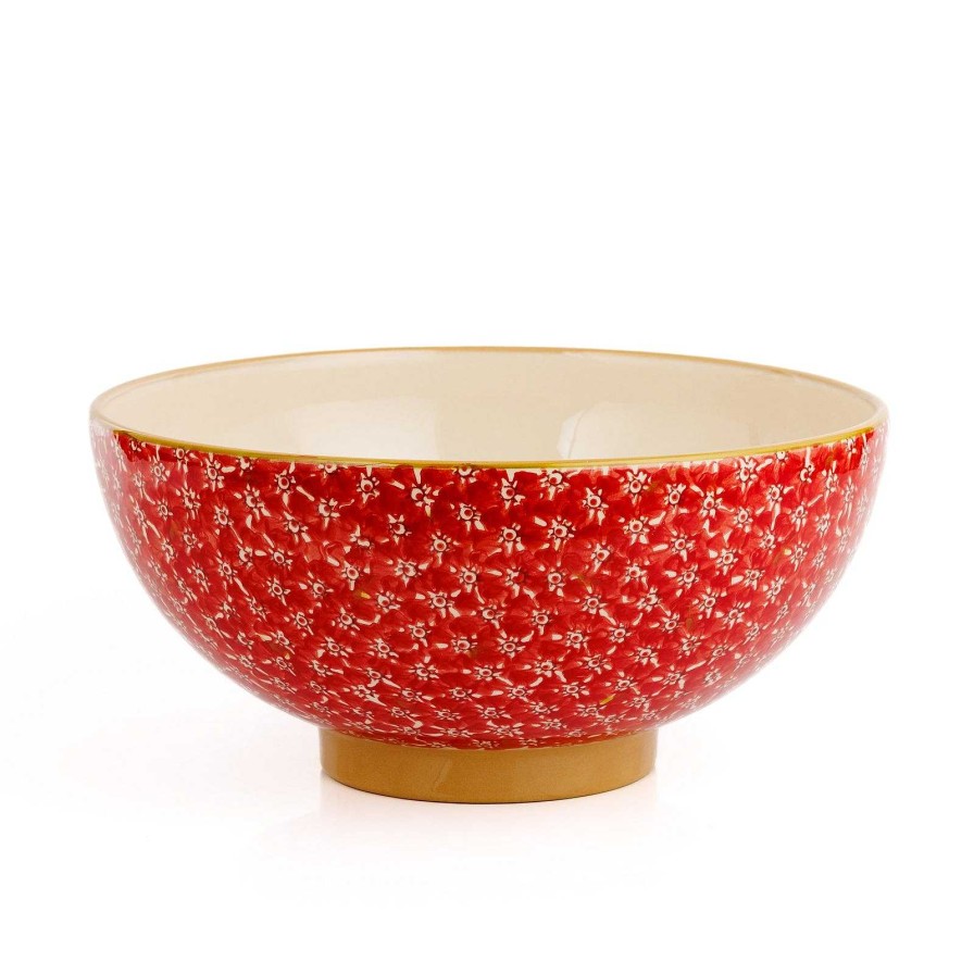 Nicholas Mosse Salad Bowl Red Lawn New