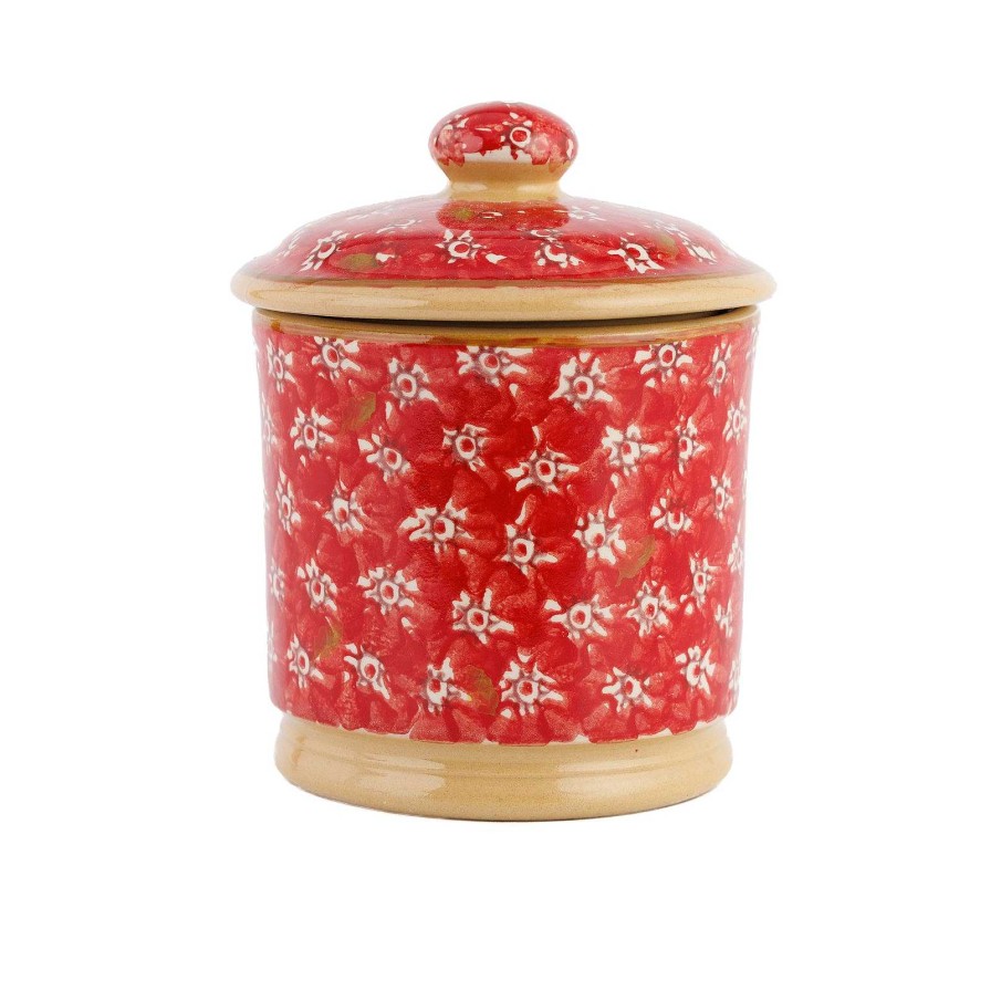 Nicholas Mosse Lidded Sugar Bowl Lawn Red Online