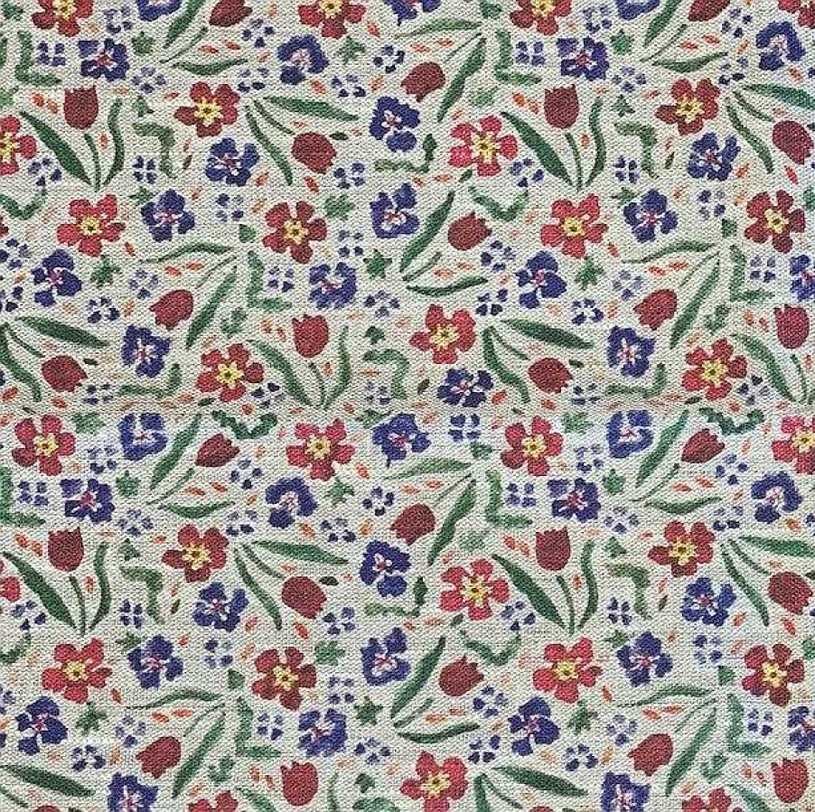 Nicholas Mosse Tablecloth Square Wild Flower Meadow 40" Hot