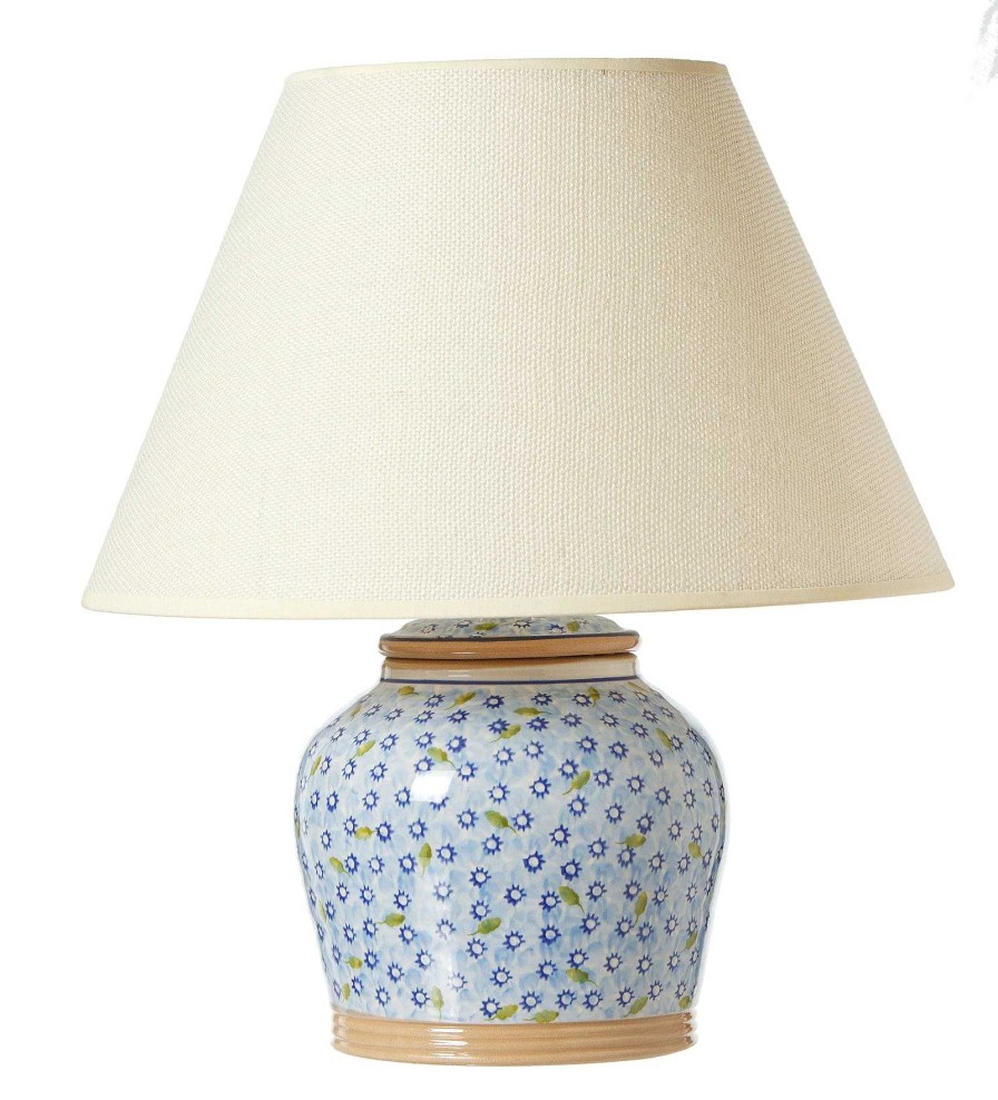 Nicholas Mosse Lawn Light Blue 7" Lamp Base Clearance