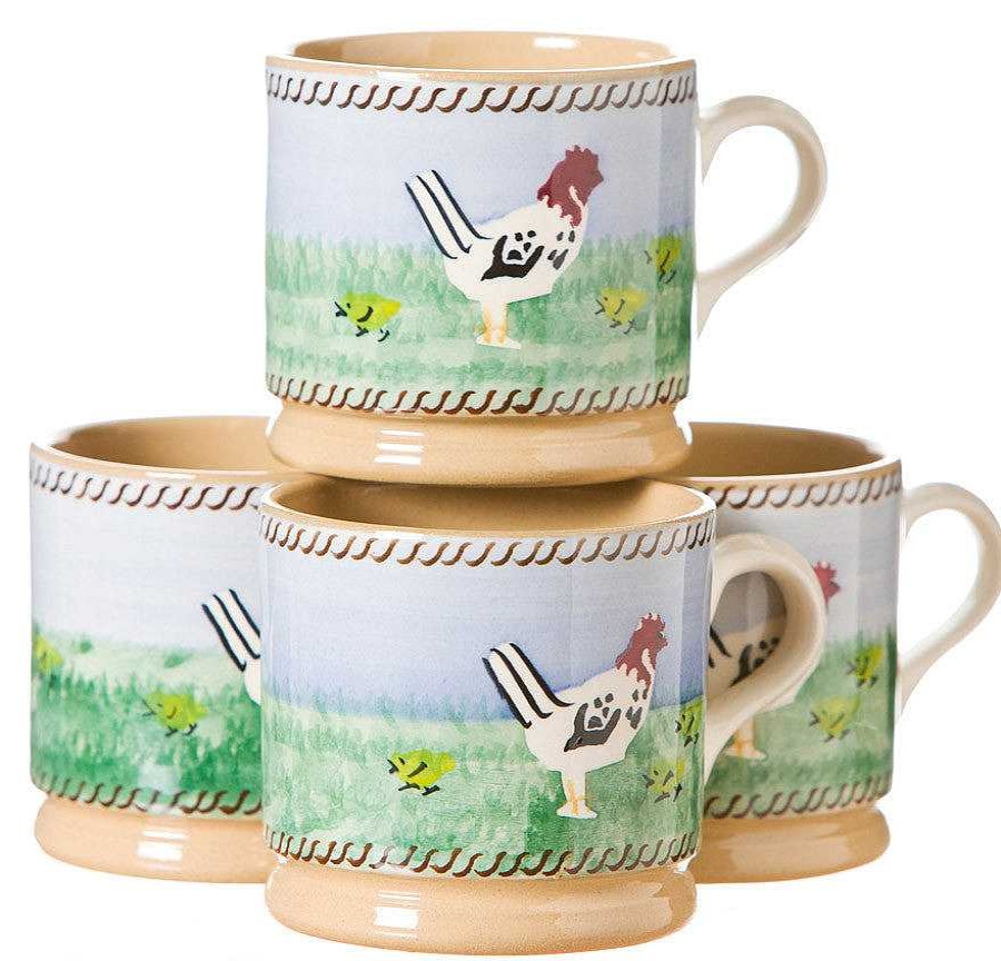 Nicholas Mosse 4 Small Mugs Hen Online