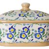 Nicholas Mosse Covered Butterdish Forget Me Not Wholesale