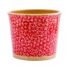 Nicholas Mosse Large Cache Pot Indoor Lawn Red New