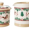 Nicholas Mosse Lidded Sugar Bowl And Small Cylinder Jug Winter Robin Online