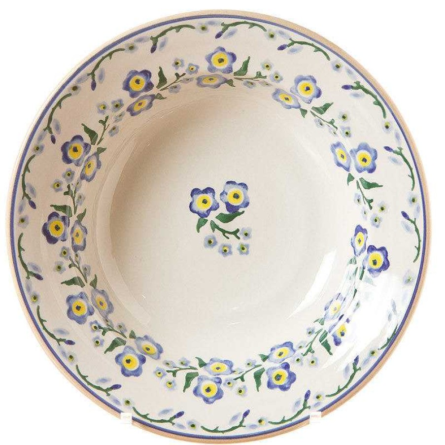 Nicholas Mosse Set Of Four Pasta Bowls Forget Me Not Best