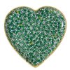 Nicholas Mosse Cookie Jar And Medium Heart Plate Lawn Green Clearance