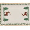 Nicholas Mosse Small Rectangle Plate Reindeer Best