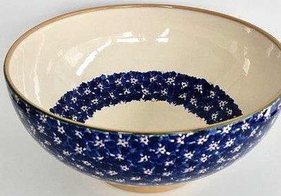 Nicholas Mosse Vegetable Bowl Dark Blue Lawn Best