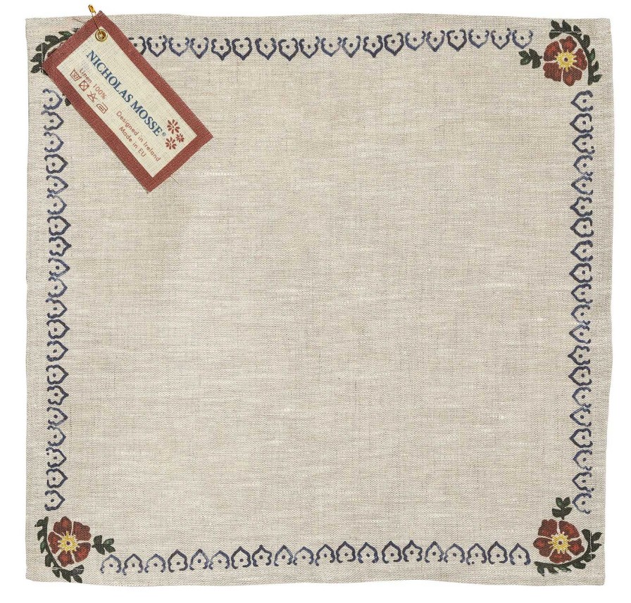 Nicholas Mosse Napkin Old Rose Linen Clearance