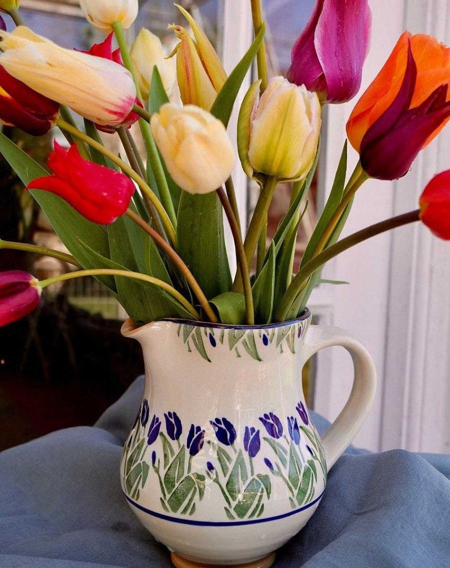 Nicholas Mosse Medium Jug Blue Blooms Wholesale