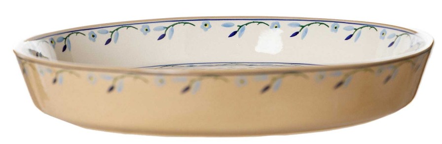 Nicholas Mosse Large Quiche Dish Forget Me Not Best