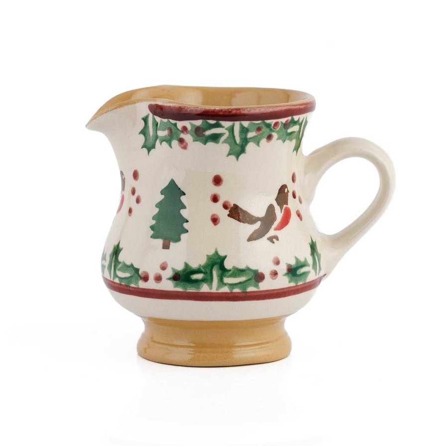 Nicholas Mosse Small Jug Winter Robin Clearance