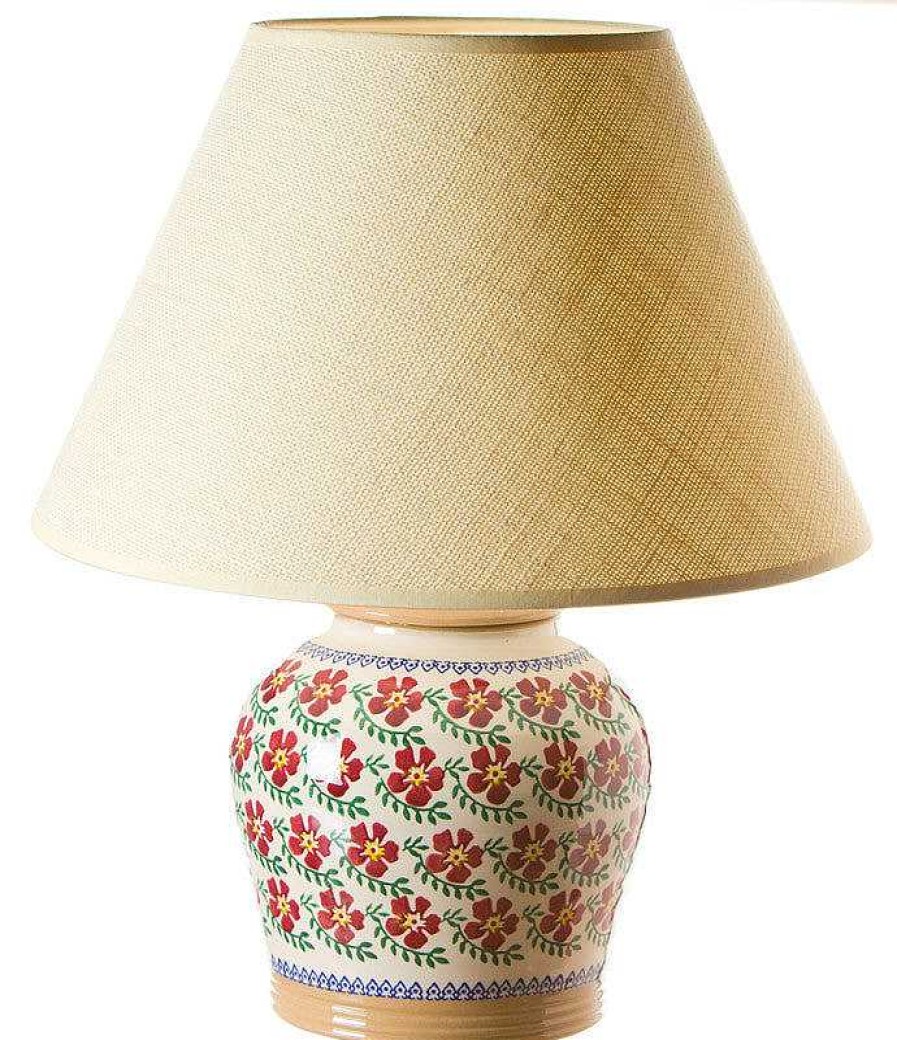 Nicholas Mosse 7" Lamp Old Rose Base Only Hot