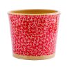 Nicholas Mosse Large Cache Pot Indoor Lawn Red New