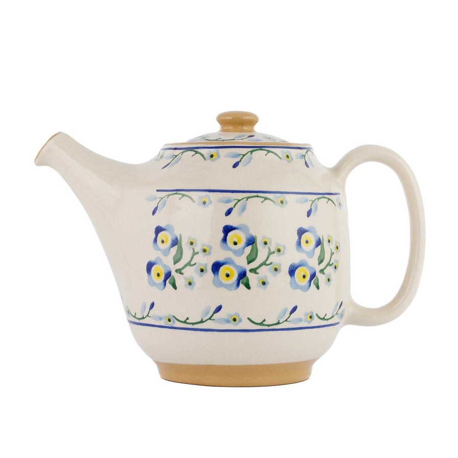 Nicholas Mosse Teapot Forget Me Not New