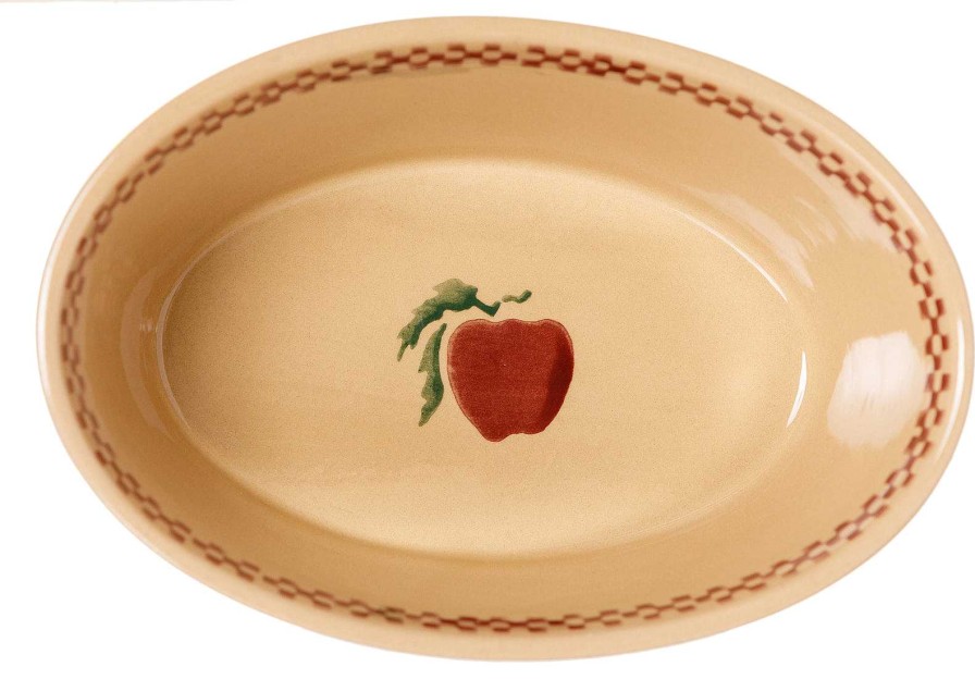 Nicholas Mosse Small Oval Pie Dish Apple Best