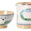 Nicholas Mosse Small Bowl And Small Cylinder Jug Sheep Best