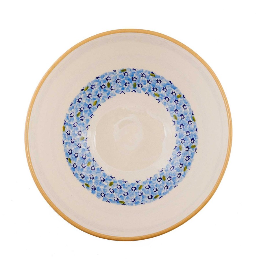 Nicholas Mosse Salad Bowl Light Blue Lawn Clearance