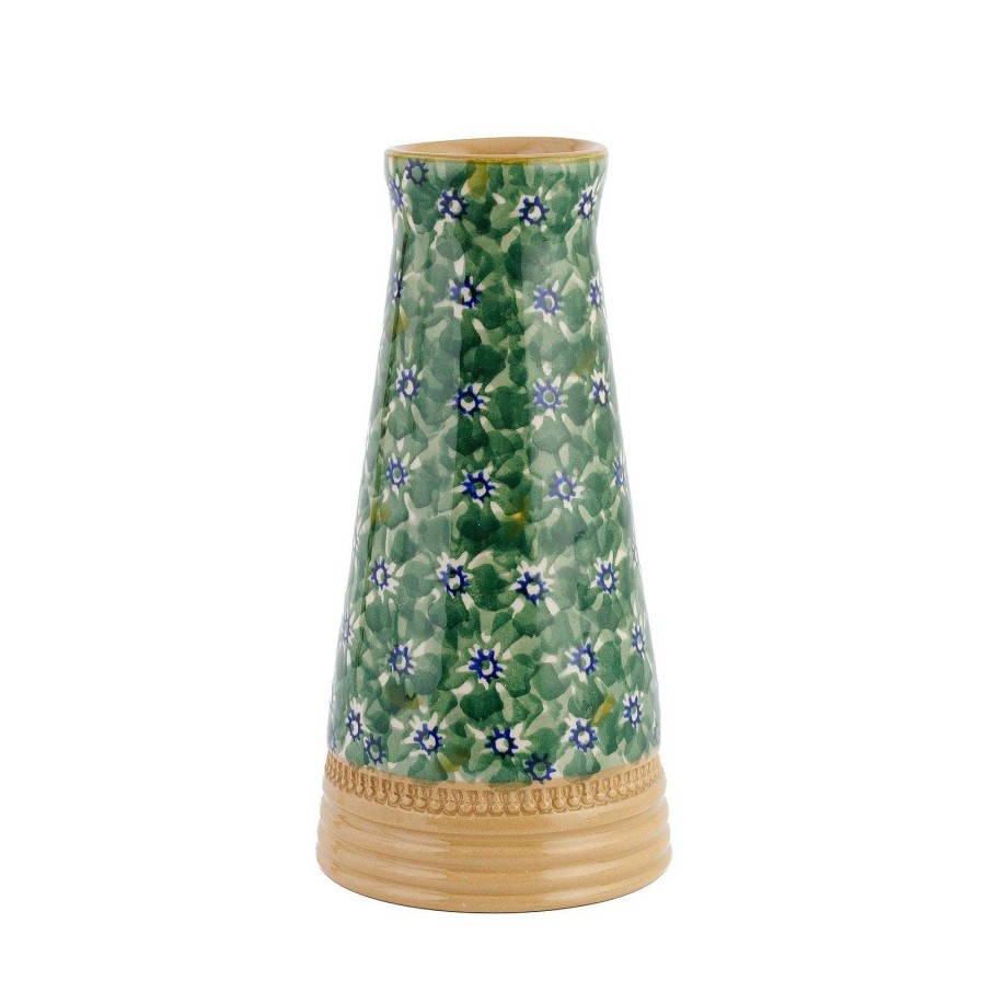 Nicholas Mosse Small Tapered Vase Green Lawn Clearance