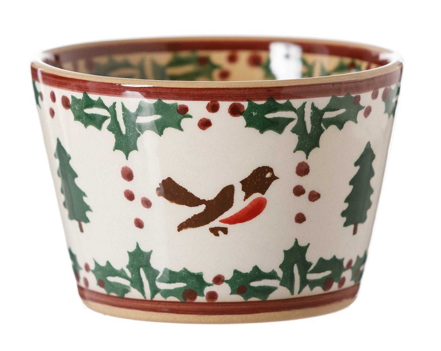 Nicholas Mosse Custard Cup Winter Robin Hot