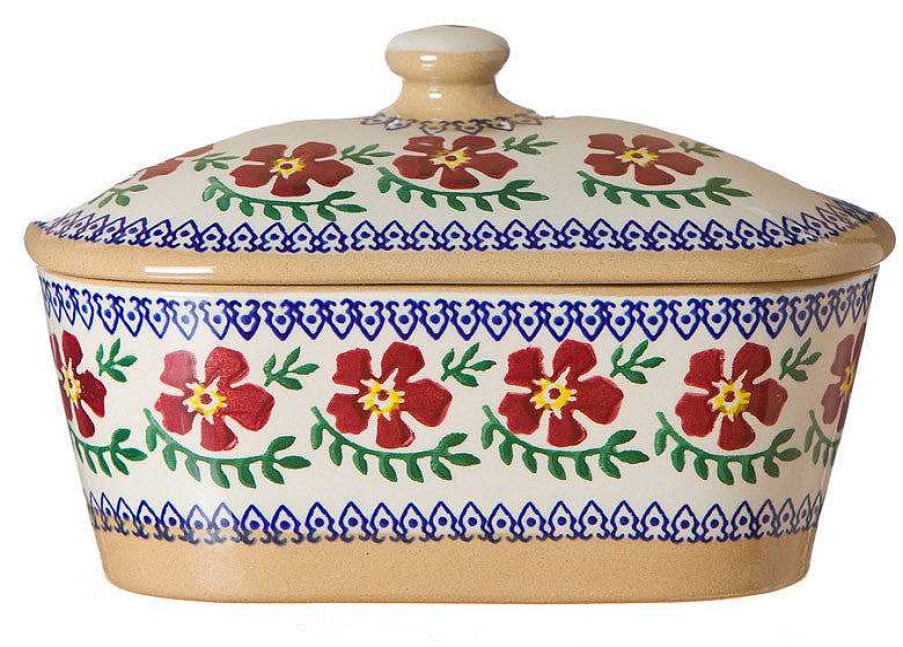 Nicholas Mosse Covered Butterdish Old Rose Online