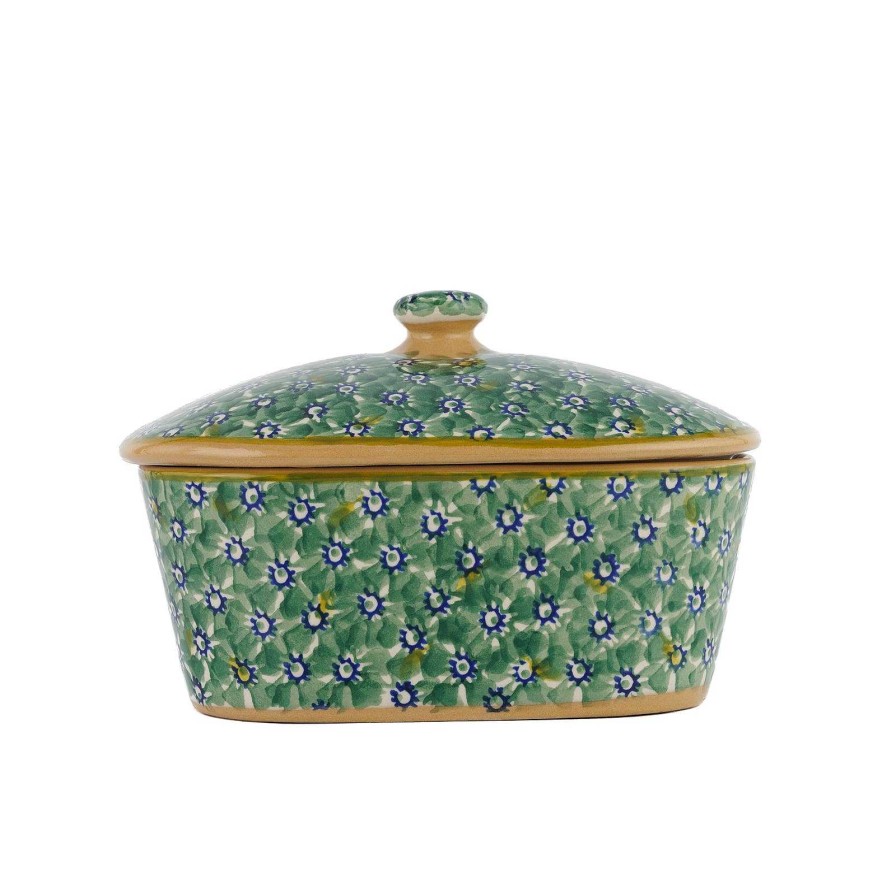 Nicholas Mosse Covered Butterdish Lawn Green Best