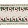 Nicholas Mosse Medium Rectangle Plate Reindeer New