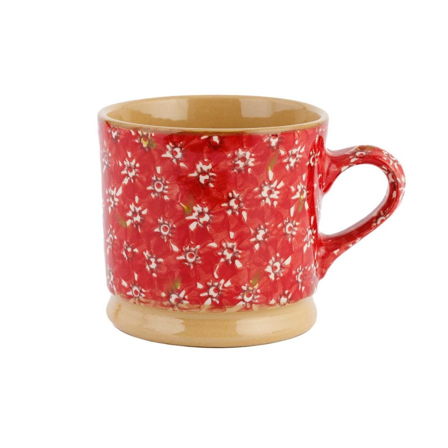 Nicholas Mosse Large Mug Lawn Red New