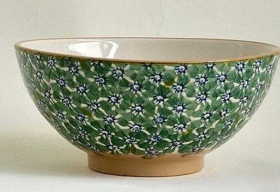 Nicholas Mosse Vegetable Bowl Green Lawn Clearance