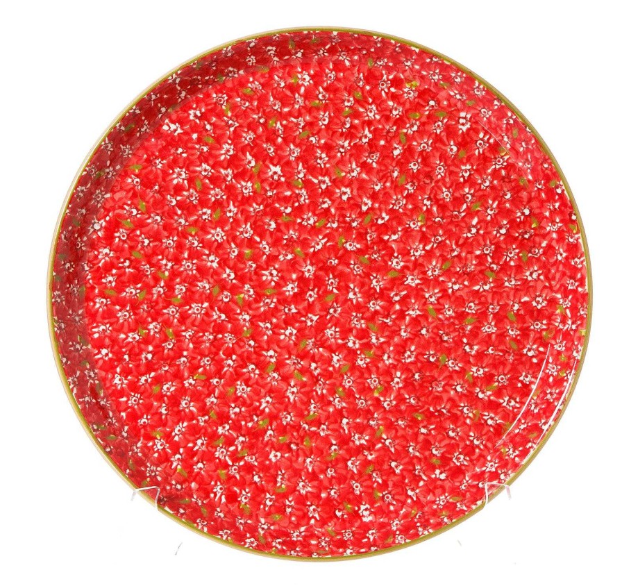 Nicholas Mosse Presentation Platter Lawn Red Best