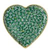 Nicholas Mosse Medium Heart Plate Green Lawn Clearance