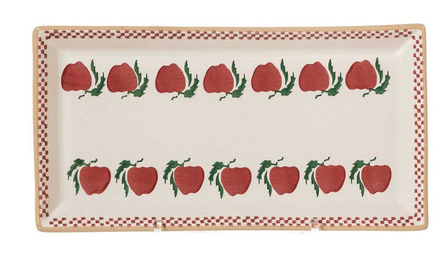 Nicholas Mosse Large Rectangle Plate Apple New