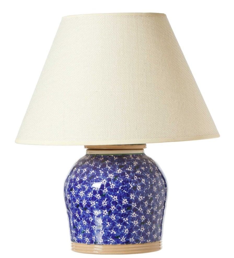 Nicholas Mosse Lawn Dark Blue 7" Lamp Base Hot