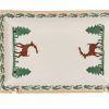 Nicholas Mosse Nest Of 3 Rectangle Dishes Reindeer Clearance