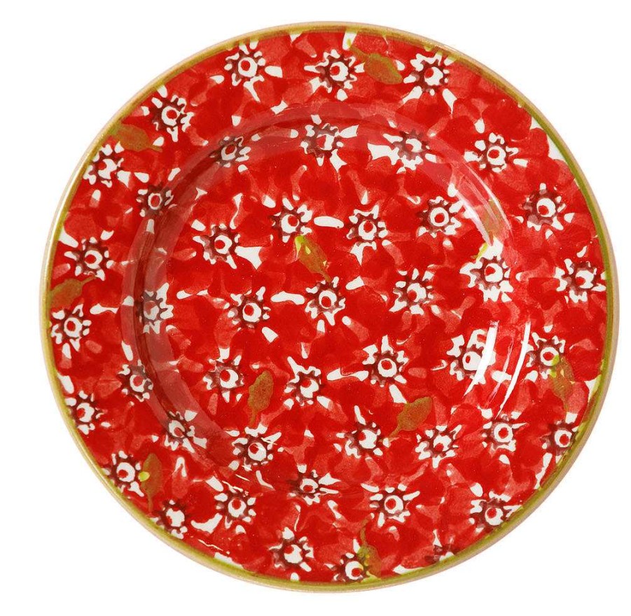 Nicholas Mosse Tiny Plate Red Lawn Hot