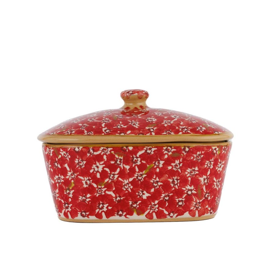 Nicholas Mosse Covered Butterdish Lawn Red Online