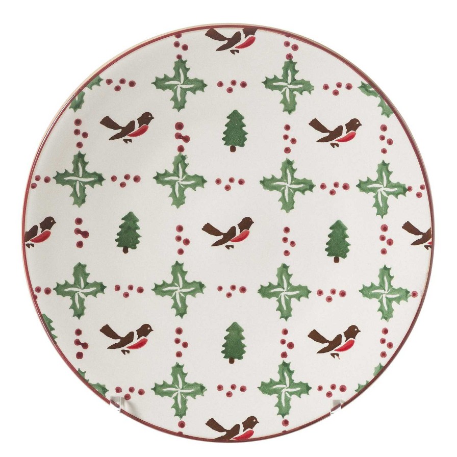 Nicholas Mosse Everyday Plate Winter Robin Hot